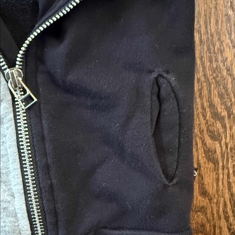 nununu Black and Gray Kids Hoodie - Picture 4 of 5